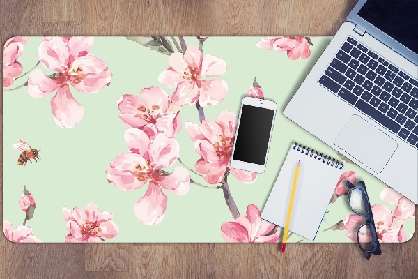 Büro-Schreibtischmatte Kirschblüten