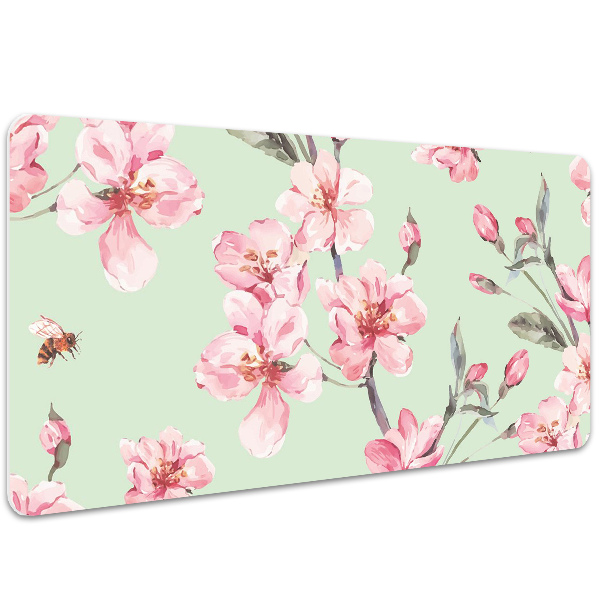 Büro-Schreibtischmatte Kirschblüten