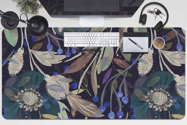 PVC Schreibtischmatte Botanisches Muster