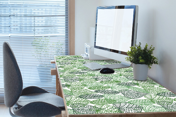 PVC Schreibtischmatte Waldblätter