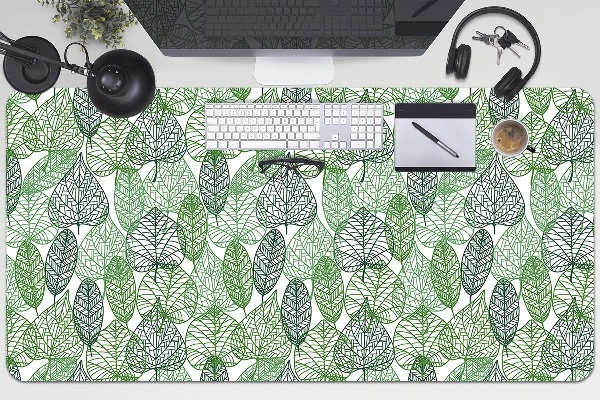 PVC Schreibtischmatte Waldblätter