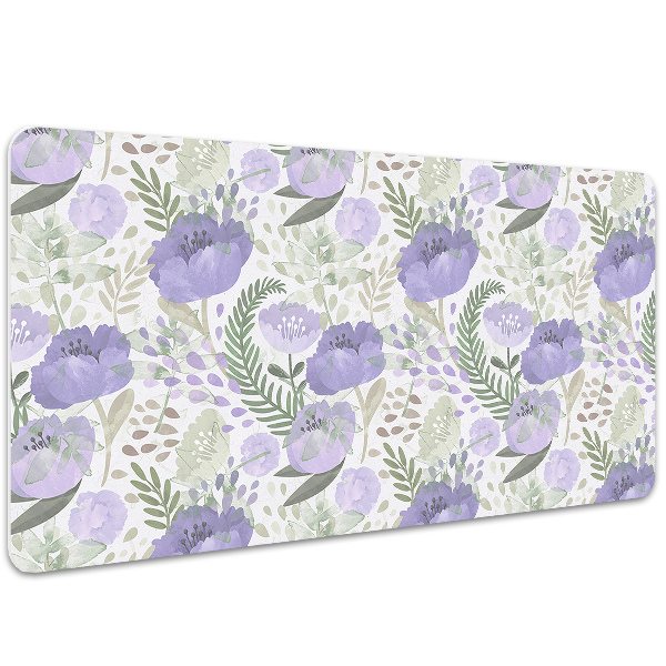 Schreibtisch Unterlegmatte Pastellmohnblume.