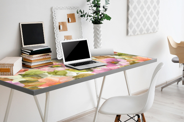 Büro-Schreibtischmatte Lackierte Blumen