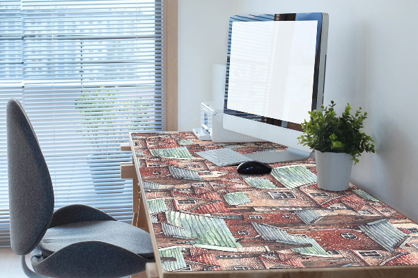 Büro-Schreibtischmatte Alte Stadt