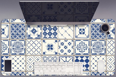 Büro-Schreibtischmatte Azulejos Fliesen