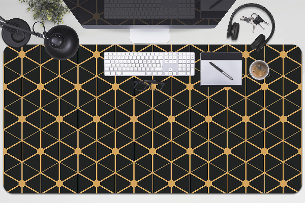 Schreibtisch Unterlegmatte Hexagonal