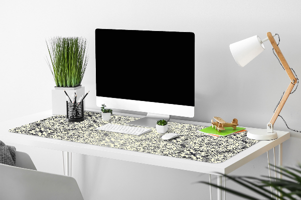 Büro-Schreibtischmatte Blumenmuster
