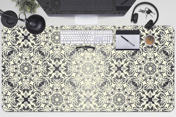 Büro-Schreibtischmatte Blumenmuster