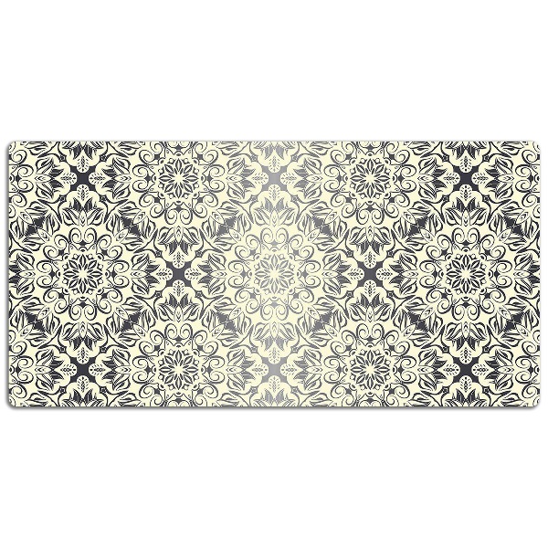 Büro-Schreibtischmatte Blumenmuster