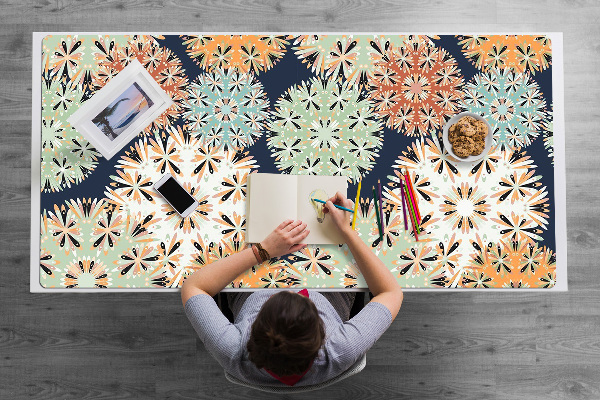 Büro-Schreibtischmatte Bunte Mandalas