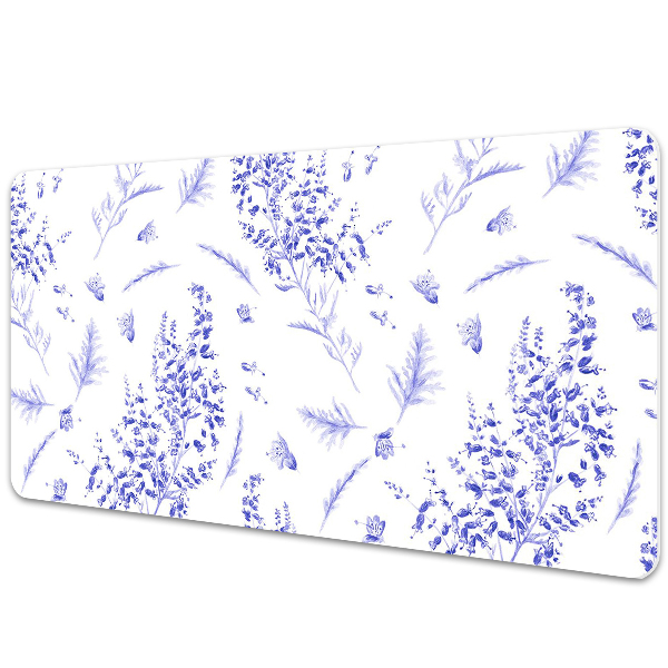 Schreibtischunterlage Aquarell-Lavendel.