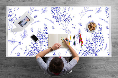 Schreibtischunterlage Aquarell-Lavendel.