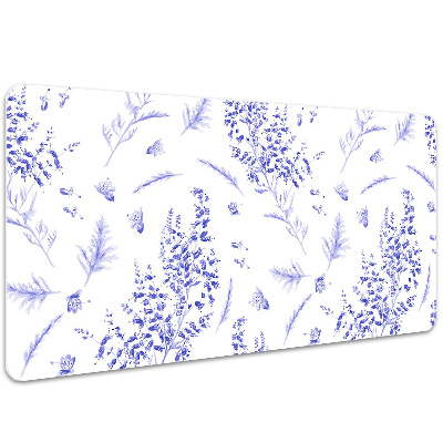 Schreibtischunterlage Aquarell-Lavendel.