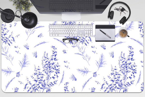 Schreibtischunterlage Aquarell-Lavendel.