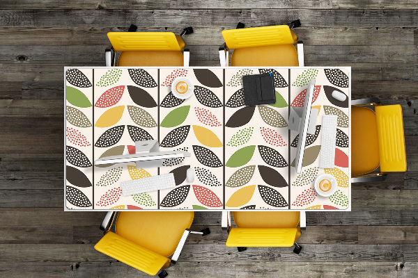 PVC Schreibtischmatte Buntes Muster