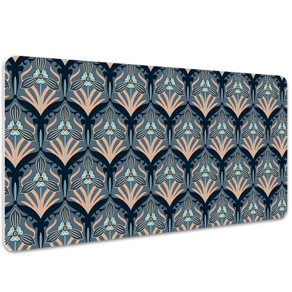 PVC Schreibtischmatte Weinleseblumen