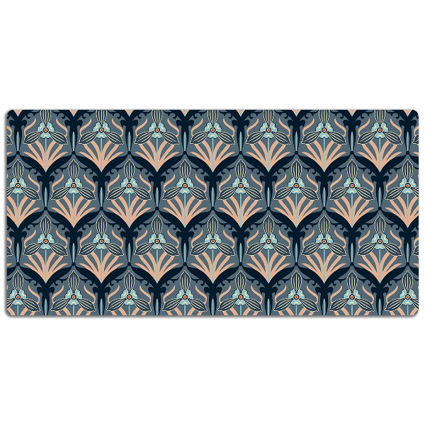 PVC Schreibtischmatte Weinleseblumen
