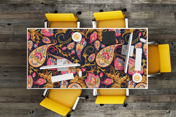 Büro-Schreibtischmatte Buntes Paisley.