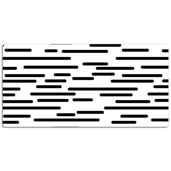 PVC Schreibtischmatte Gestrichelt