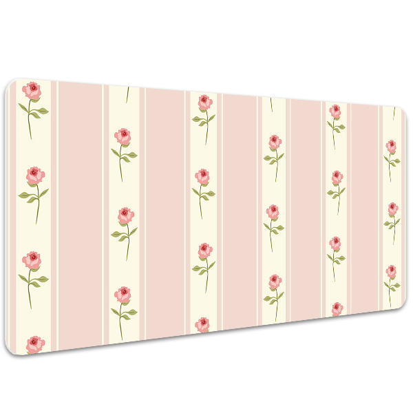 Schreibtisch Unterlegmatte Rosen