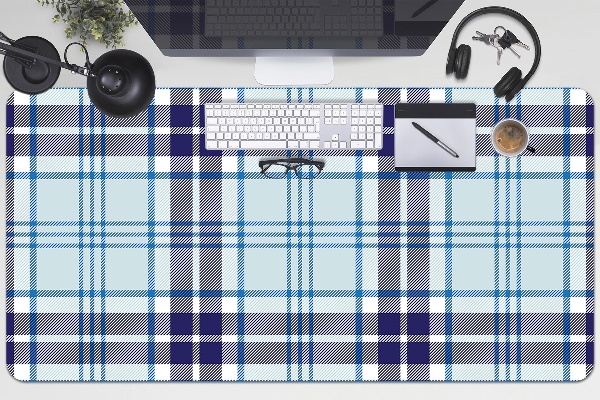 Büro-Schreibtischmatte Tartan