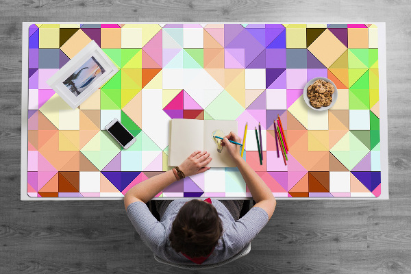 PVC Schreibtischmatte Bunte Mosaik