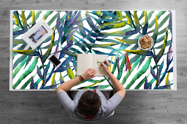 Büro-Schreibtischmatte Exotische Blätter