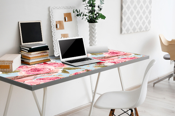 Büro-Schreibtischmatte Englische Rosen