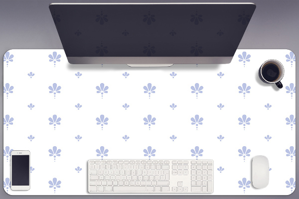 Büro-Schreibtischmatte Blumenmuster