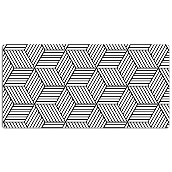 Schreibtisch Unterlegmatte Geometrische Illusion.