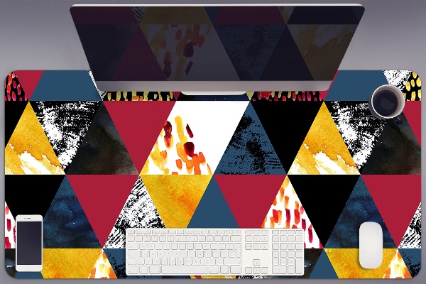 PVC Schreibtischmatte Mosaik mit Dreiecke
