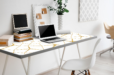 Schreibtisch Unterlegmatte Goldenes Mosaik