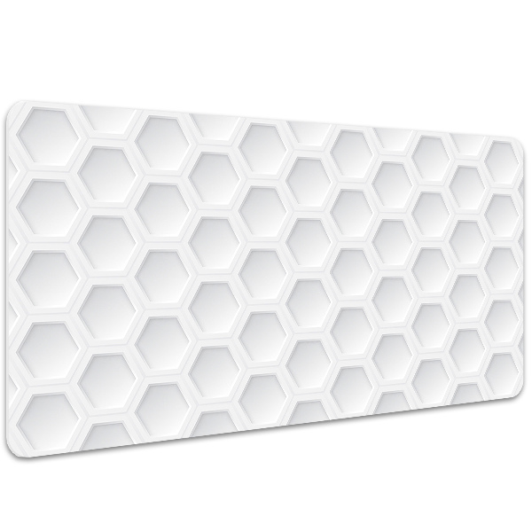 Schreibtischunterlage Dreidimensionale Hexagone