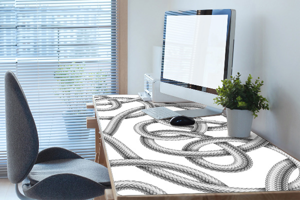 PVC Schreibtischmatte Tangled-Kabel