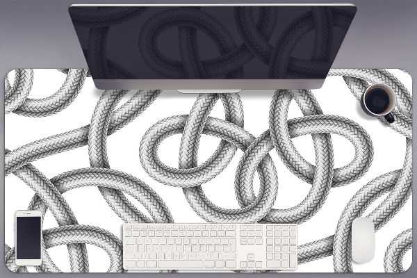 PVC Schreibtischmatte Tangled-Kabel