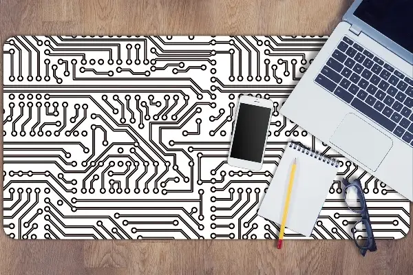 Büro-Schreibtischmatte Integrierter Schaltkreis