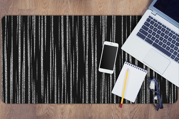Büro-Schreibtischmatte Schwarzes Design