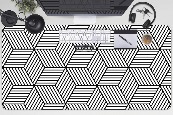 PVC Schreibtischmatte Geometrische Würfel