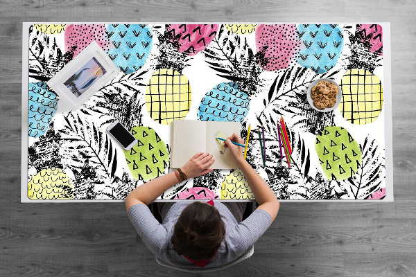 Schreibtisch Unterlegmatte Bunte Ananas