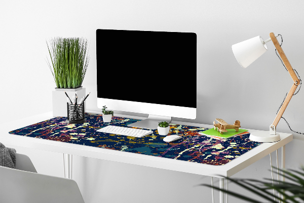 PVC Schreibtischmatte Aquarellspots.