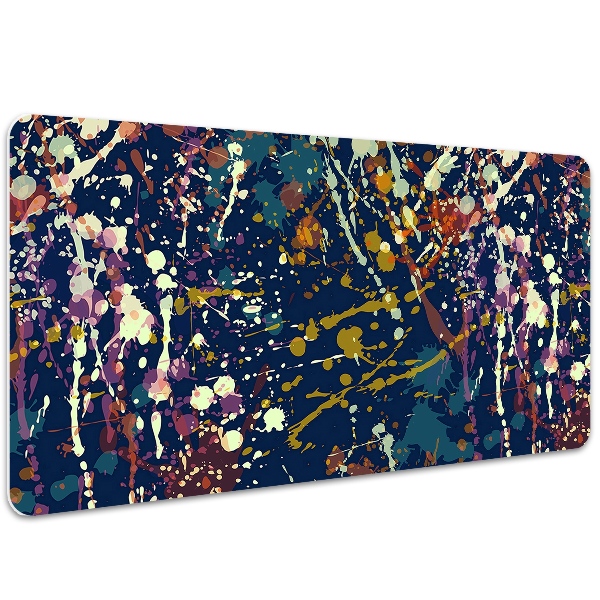PVC Schreibtischmatte Aquarellspots.
