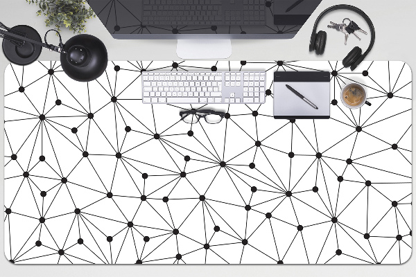 Büro-Schreibtischmatte Dreiecke dots.
