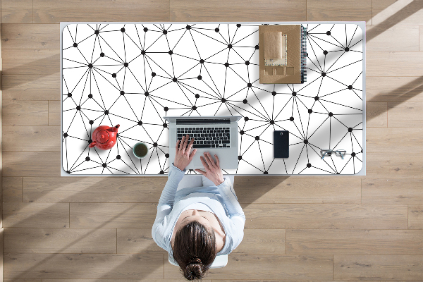 Büro-Schreibtischmatte Dreiecke dots.