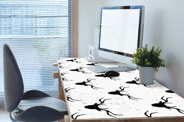 Büro-Schreibtischmatte Hirschkopf