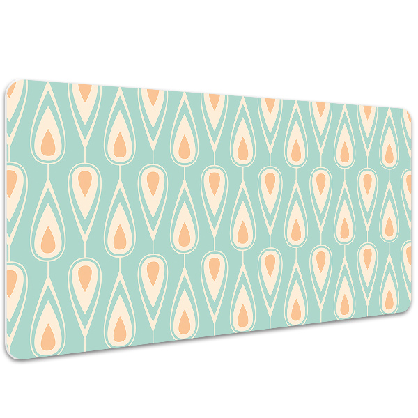 PVC Schreibtischmatte Retro-Muster