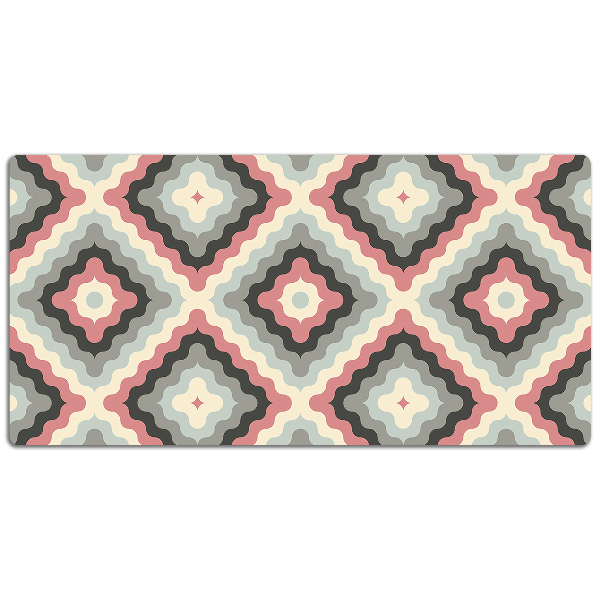 PVC Schreibtischmatte Retro-Illusion.