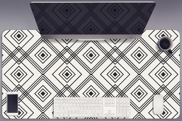 Schreibtisch Unterlegmatte Geometrische Illusion.