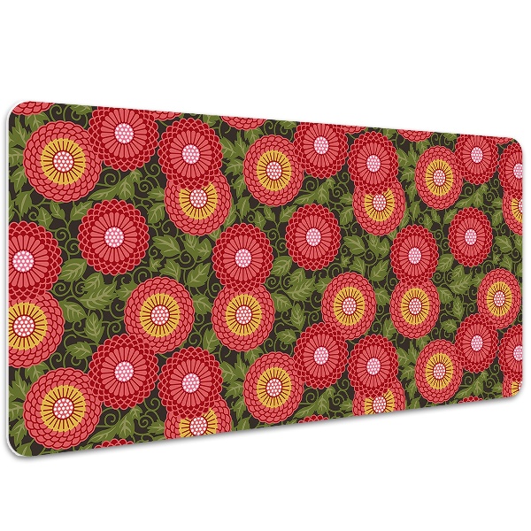 Schreibtischunterlage Geometrische Blumen
