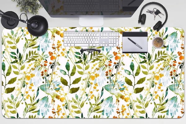 Schreibtischunterlage Boho-Blumen