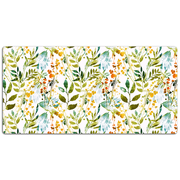 Schreibtischunterlage Boho-Blumen